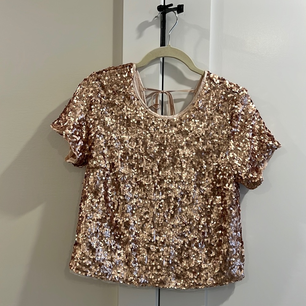 Abercrombie And Fitch Sequin Tee - image 1